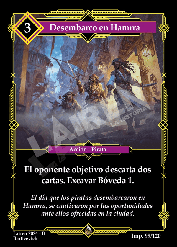 099 Desembarco En Hamrra Precon Mago/Pirata - Coste 3