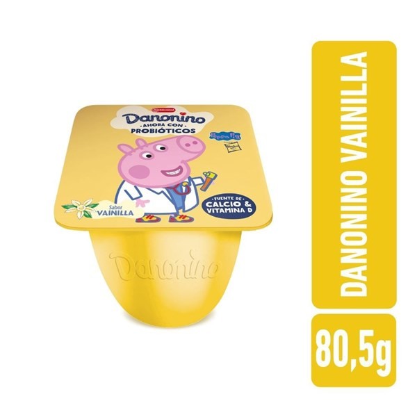 Postre Vainilla Danonino 80,5 Grs.