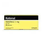 Ketonal | 20 Comprimidos | Ketotifeno #1