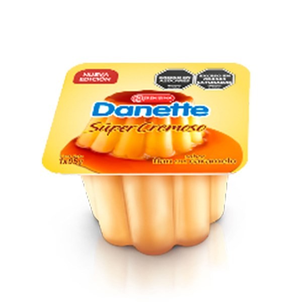 Flan Super Cremoso Danette Caramelo en Pote 95 g. alt