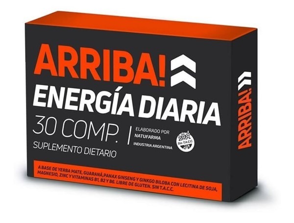 Natufarma Arriba! Energía Diaria Por 30 comprimidos