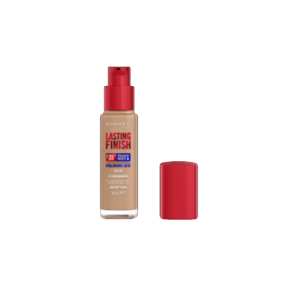 Base Rimmel Lasting Finish Color 220 beige Natural @ #C9a37f alt