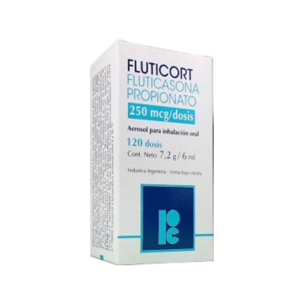Cassara Fluticort Fluticasona 250 Mcg Aerosol Hfa x 120 Dosis #1