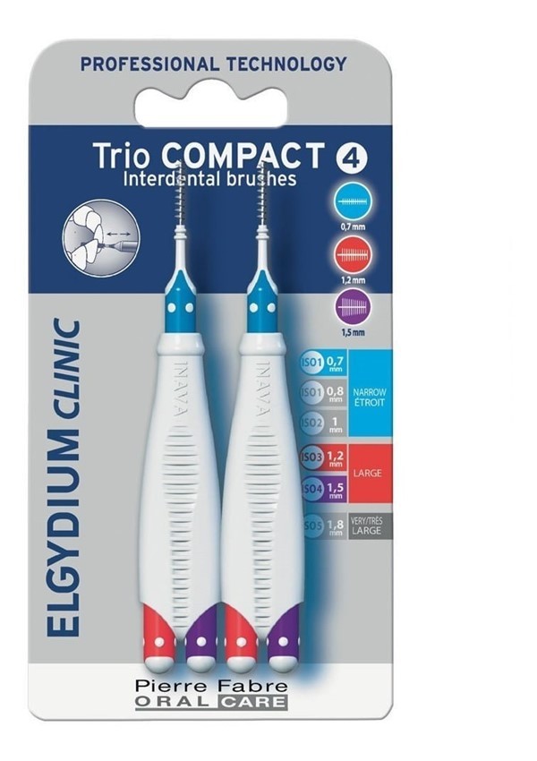 Elgydium Clinic Trio Compact 4 large Mixed #1