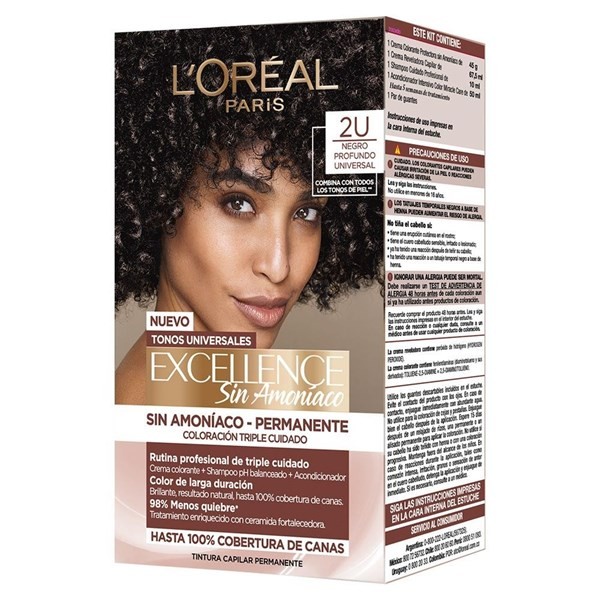 Kit de coloración sin amoníaco | 2U negro