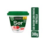 Yogur Batido Con Frutilla Sin Lactosa Ser en Pote 300 grs #1