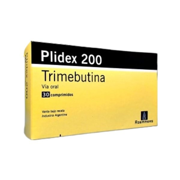 Roemmers Plidex 200 Trimebutina x 30 Comp #1
