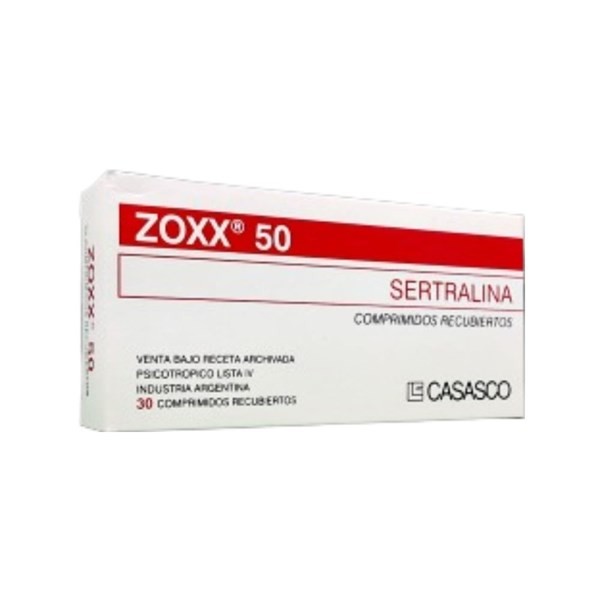 Casasco Zoxx 50 Sertralina 50 Mg x 30 Comp Recubiertos #1
