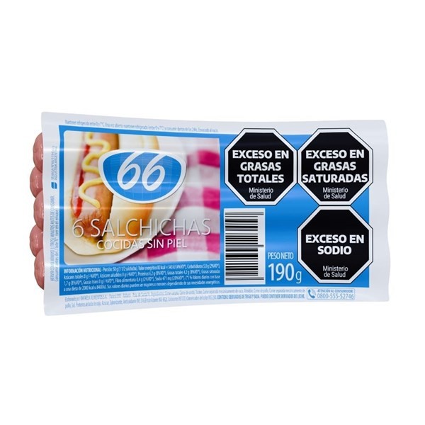 Salchicha Tipo Viena 66 190 gr #1
