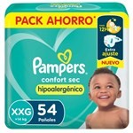 Pañal Pampers Confort Sec Hipoalergénico Pack Ahorro Xxg #1