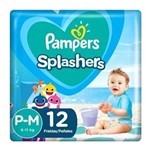 Pampers Pañal Splashers Para Agua P-M (12 Unidades) #1