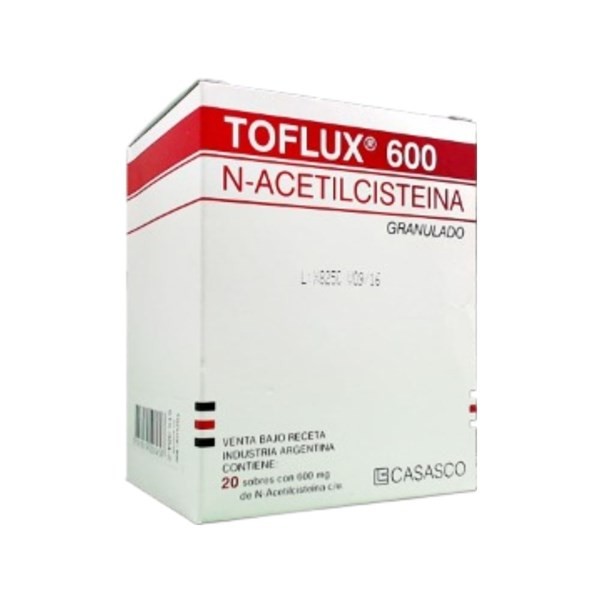 Casasco Toflux 600 Mg Acetilcisteína x 20 Sobres #1