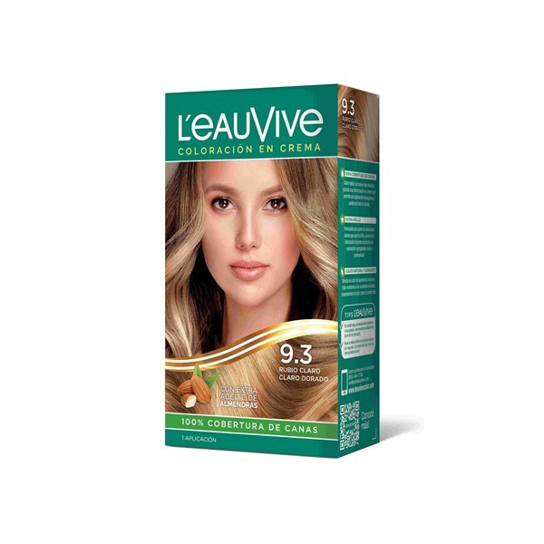 Color Permanente L'eauvive Kit N9.3 Rubio Claro 1 uni #1