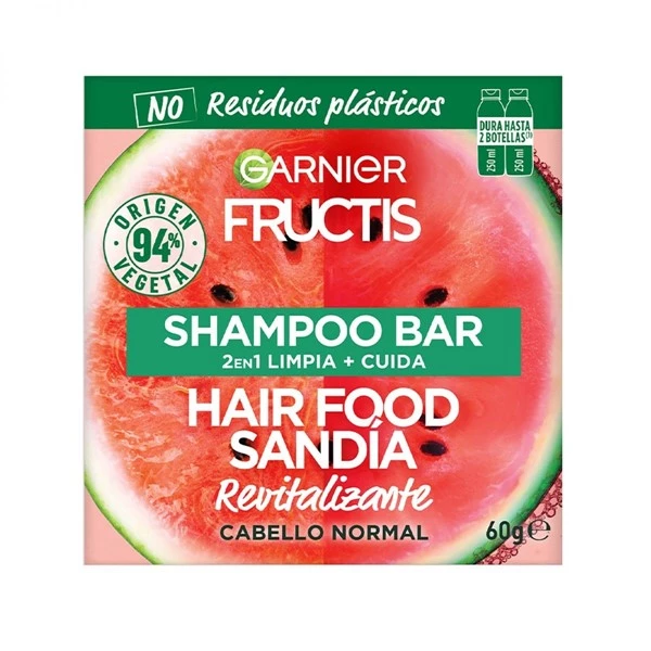 Fructis Shampoo Sólido Hair Food Sandia 60 gr alt