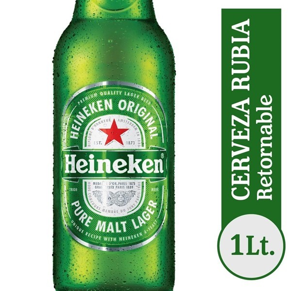 Cerveza Heineken Ret 1lt #1