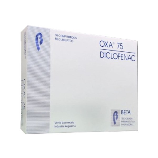 Beta Oxa 75 Diclofenac Sódico x 15 Comp Recubiertos #1