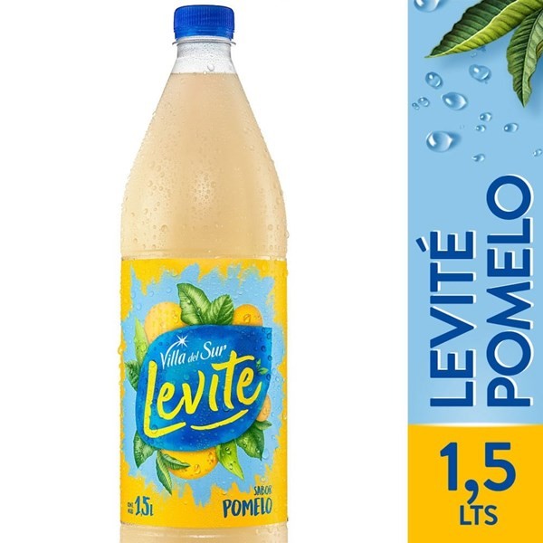 Agua Saborizada Villa Del Sur Levité Pomelo 1.5 L.