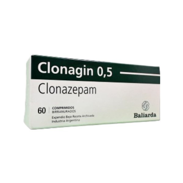Baliarda Clonagin 0.5 Clonazepam 0.5 Mg x 60 Comp