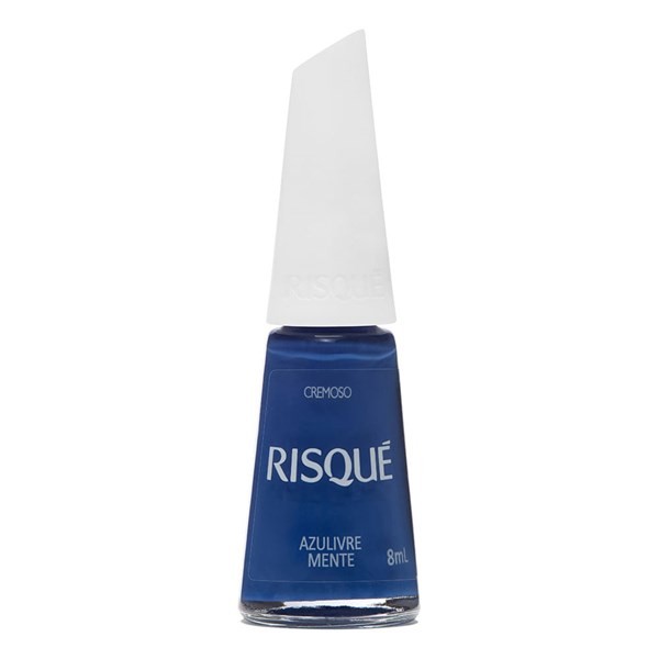 Risque Esmalte de Uñas Cremoso Azul Mente Libre #1