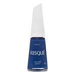 Risque Esmalte de Uñas Cremoso Azul Mente Libre #1