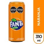 Gaseosa Fanta Naranja Lata 310 cc. #1