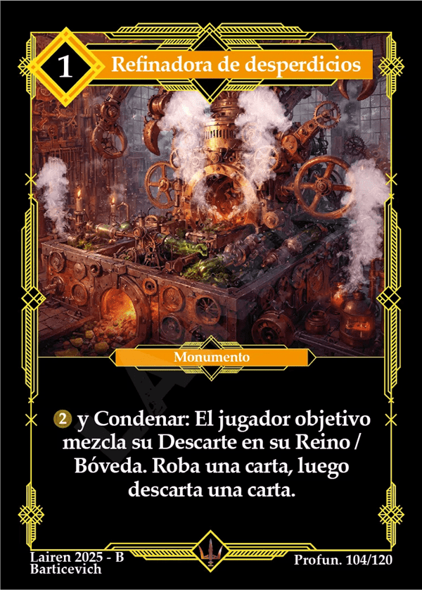 104 Refinadora De Desperdicios - Coste 1