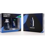 Benetton Fragancia Masculina Pack Color Black Edt 100ml Gel 75 Ml | Estuche #1