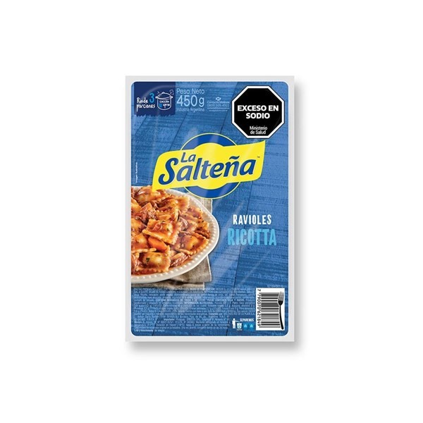 La Salteña Raviol Ricotta 450 G