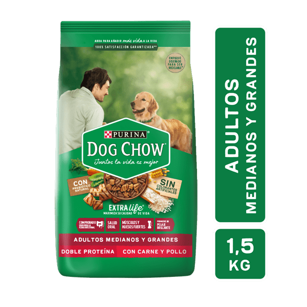 Alimento Para Perros Dog Chow Adultos, Medianos & Grandes X 1.5 Kg #1