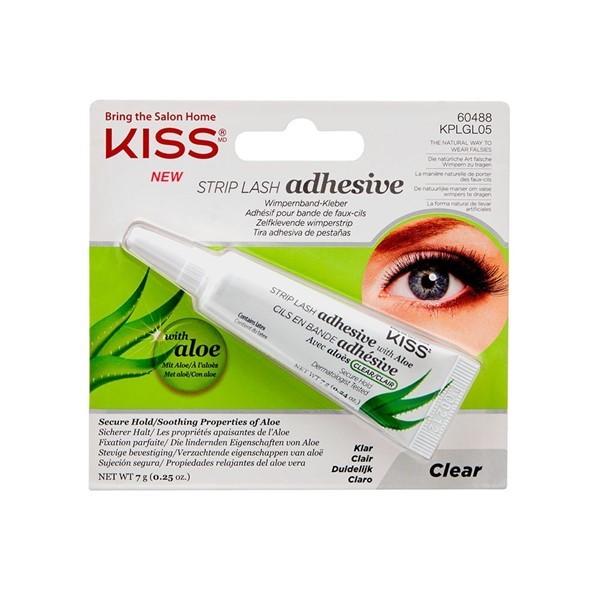 Adhesivo Para Pestañas Kiss Aloe Vera Glue Clear