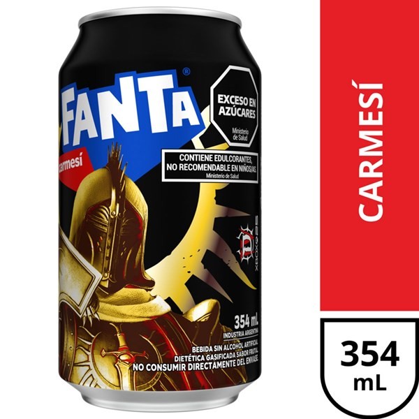 Gaseosa Carmesí Fanta en Lata 354 ml #1