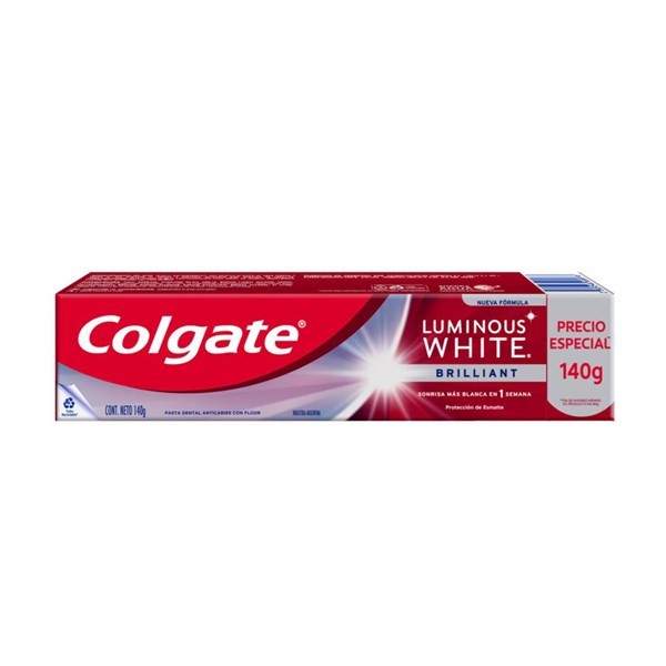 Colgate Pasta Dental Luminous Blanqueadora 140 gr