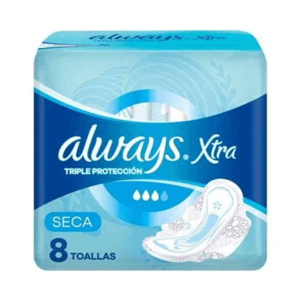 Always Toallas Fememninas Seca Con Alas 8 Unidades #1