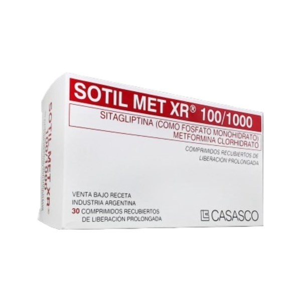 Casasco Sotil Met Xr 100 / 1000 Mg Sitagliptina x 30 Comp #1