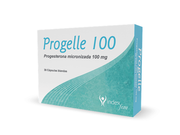 Progelle 100 mg | 30 capsulas | Progesterona #1