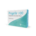 Progelle 100 mg | 30 capsulas | Progesterona #1