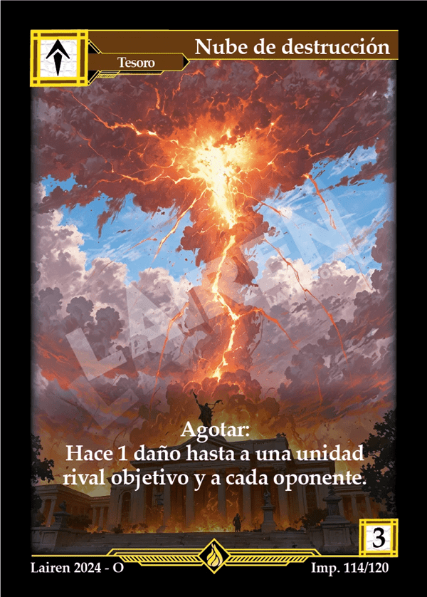 114 Nube De Destruccion Precon #1