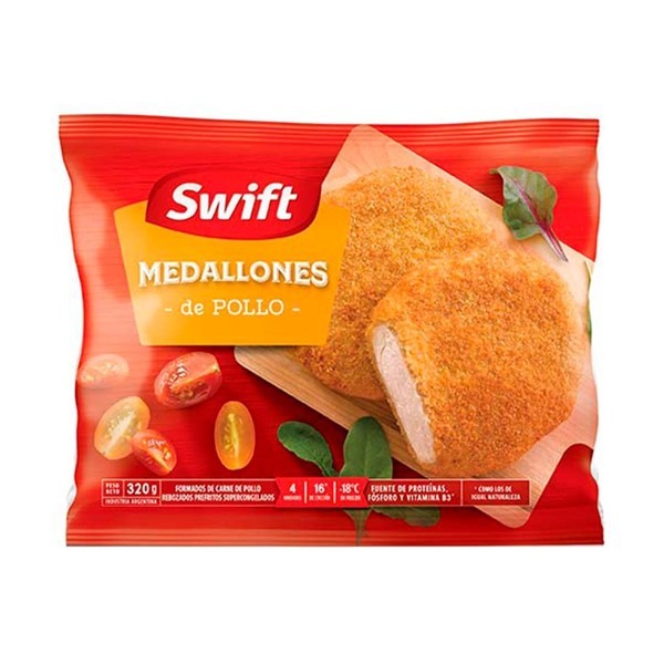 Medallones De Pollo Swift 320 Gr