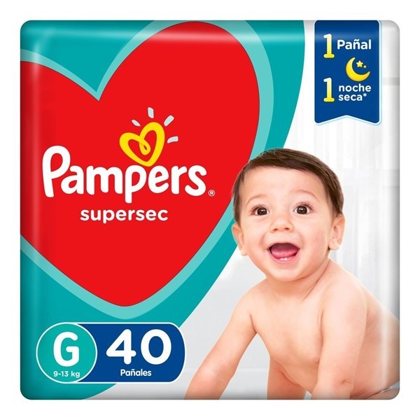 Pampers Pañales Supersec g 40 #1
