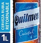 Cerveza Rubia Quilmes Clásica 1 L Botella Retornable (hasta 12 unidades) #2