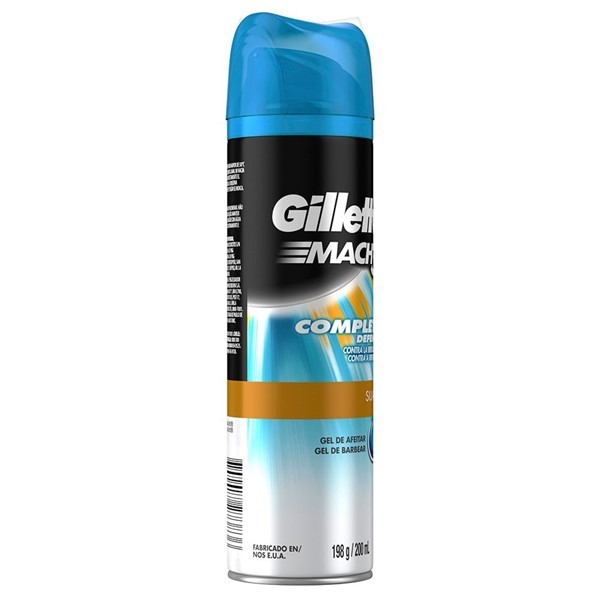 Gillette Gel De Afeitar Mach3 Complete Defense 198 Gr alt