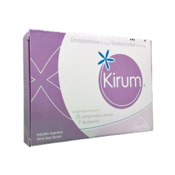 Raffo Kirum Drospirenona+Etinilestradiol x 28 Comp Recubiertos #1