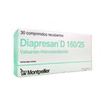 Montpellier Diapresan D 160 / 25 Mg Valsartán+Hidroclorotiazida x 30 Comp #1