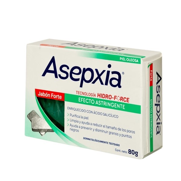 Asepxia Jabón Forte 80 gr alt