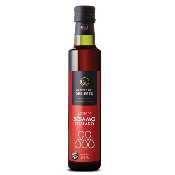 Aceite de Sésamo Tostado Aceites Del Desierto Sin Tacc x 250 ml #1