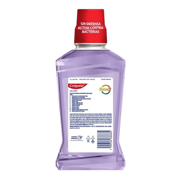 Enjuague Bucal Colgate Total 12 Antisarro x 500 ml alt