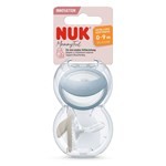 Nuk Chupete Mommyfeel Celeste/Gris (0-9 Meses) x 2 #1