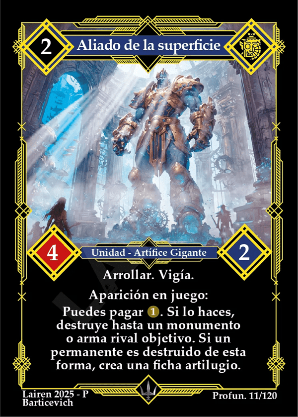 011 Aliado De La Superficie - Coste 2