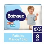 Pañales Babysec Talle Xxg Ultrasoft 8 Uni #1