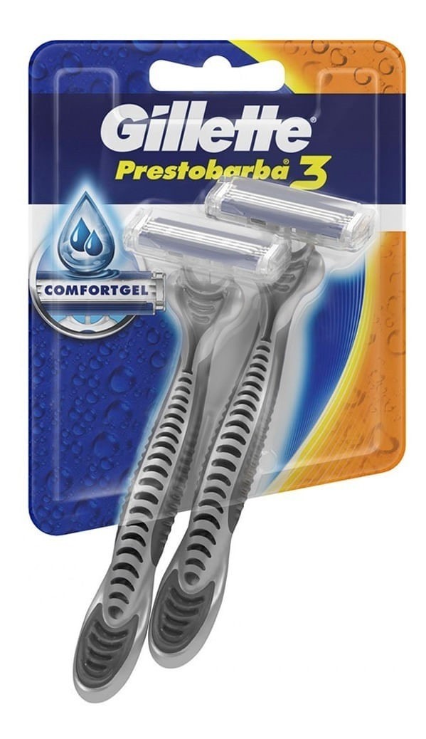 Máquinas de Afeitar Gillette Prestobarba3 Desechables x 2 un #1